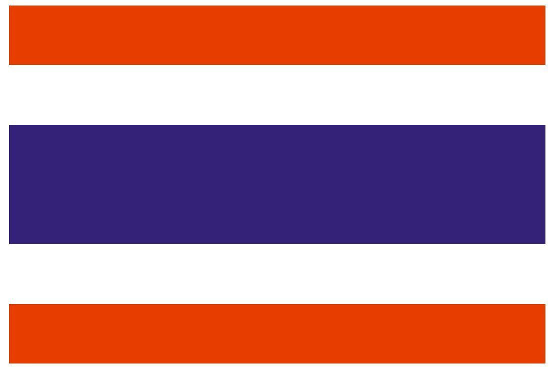 Thailand International Flag Sticker Decal F504