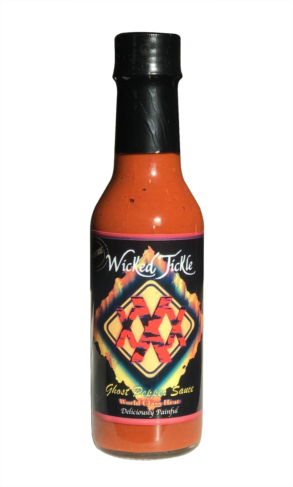 Hot Sauce Gift Set Ghost Pepper Trinidad Scorpion Box 4 Pack Wicked Tickle