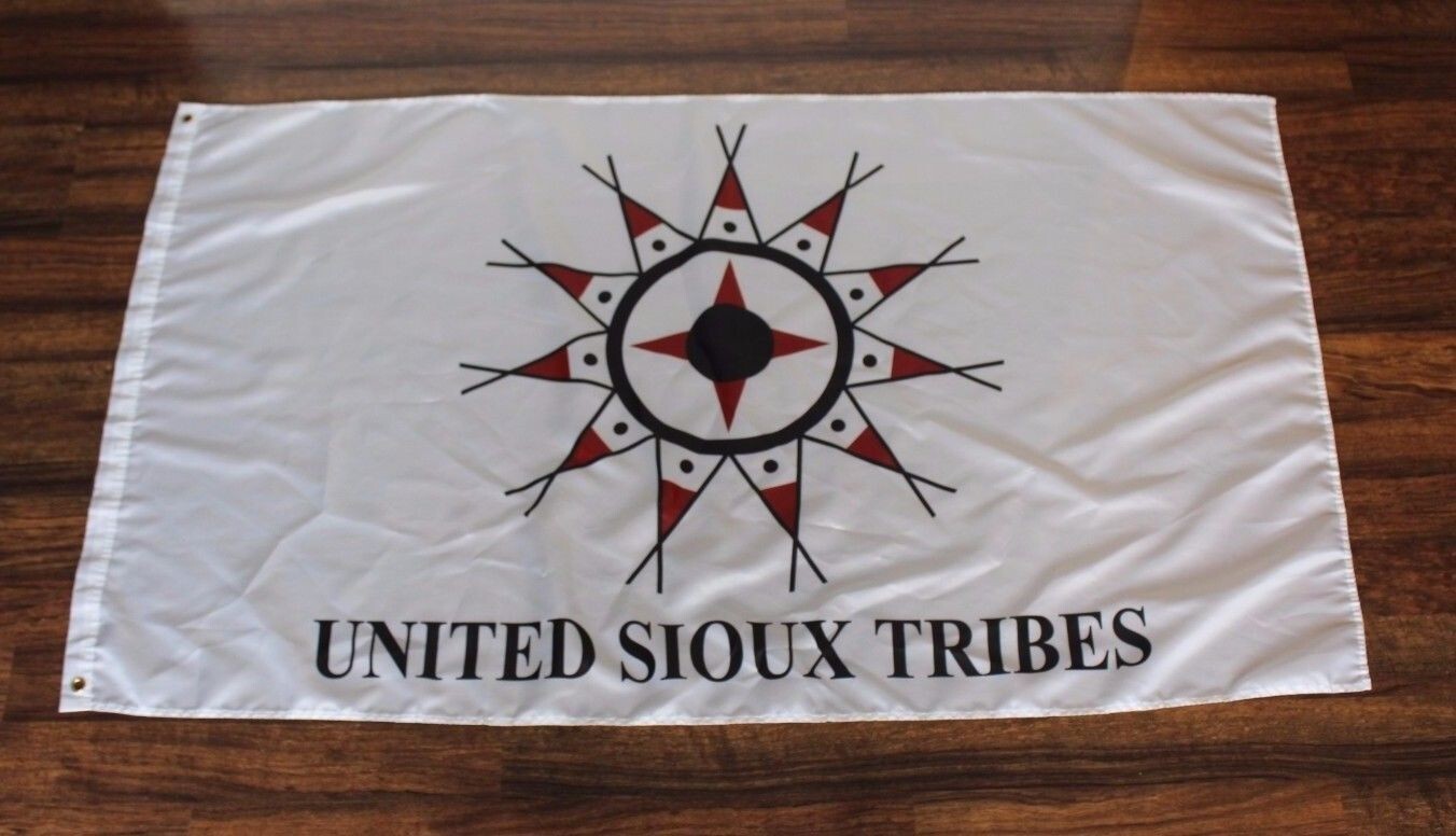 United Sioux Tribes Nation Banner Flag Native American Indian Tribe Tribal