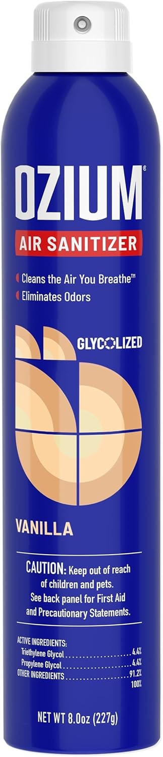Ozium 8 Oz. Air Sanitizer & Odor Eliminator for Homes, Cars, Offices and More