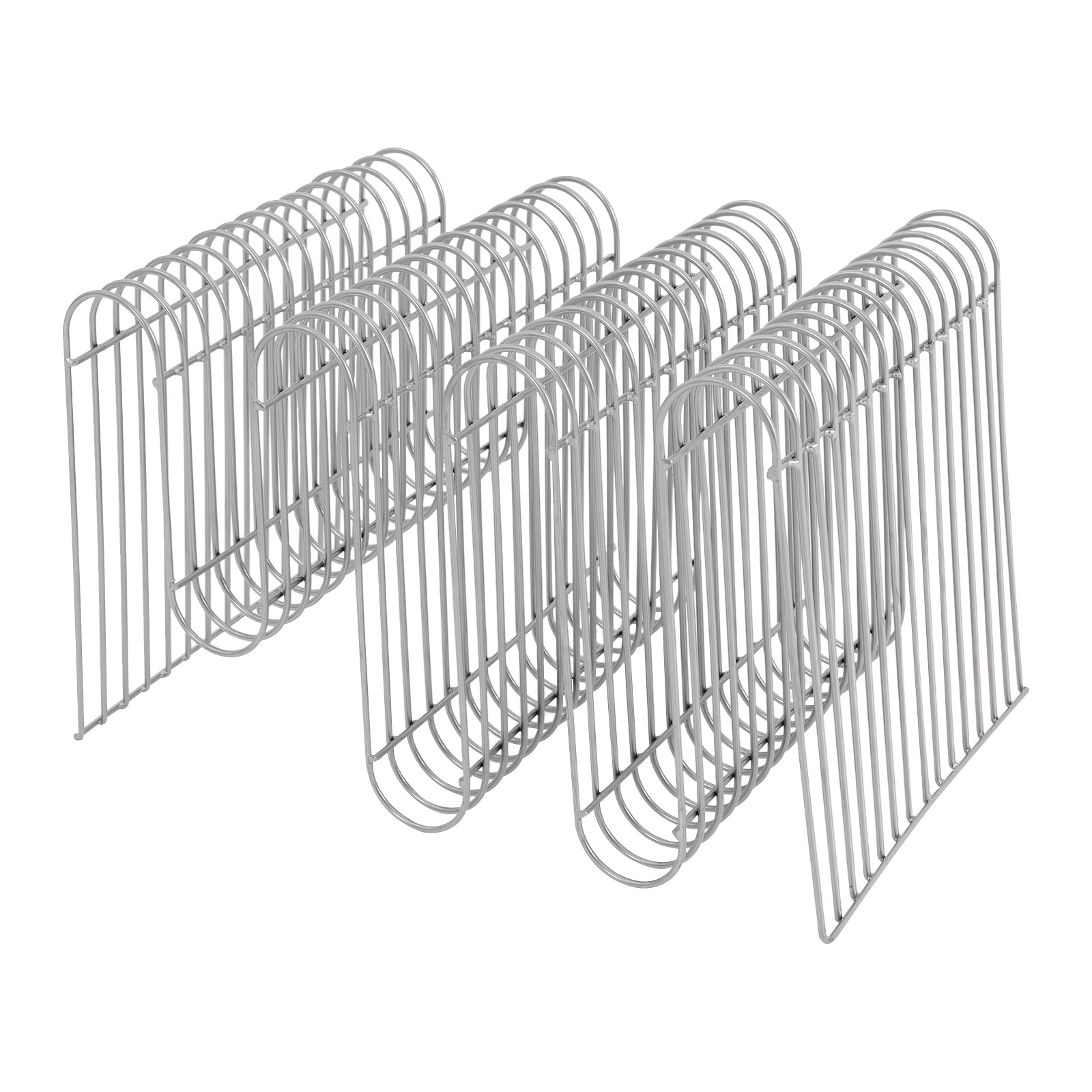 Modern Silver Side Table, Iron Silver Side Table, M-shaped Side Table Decoration