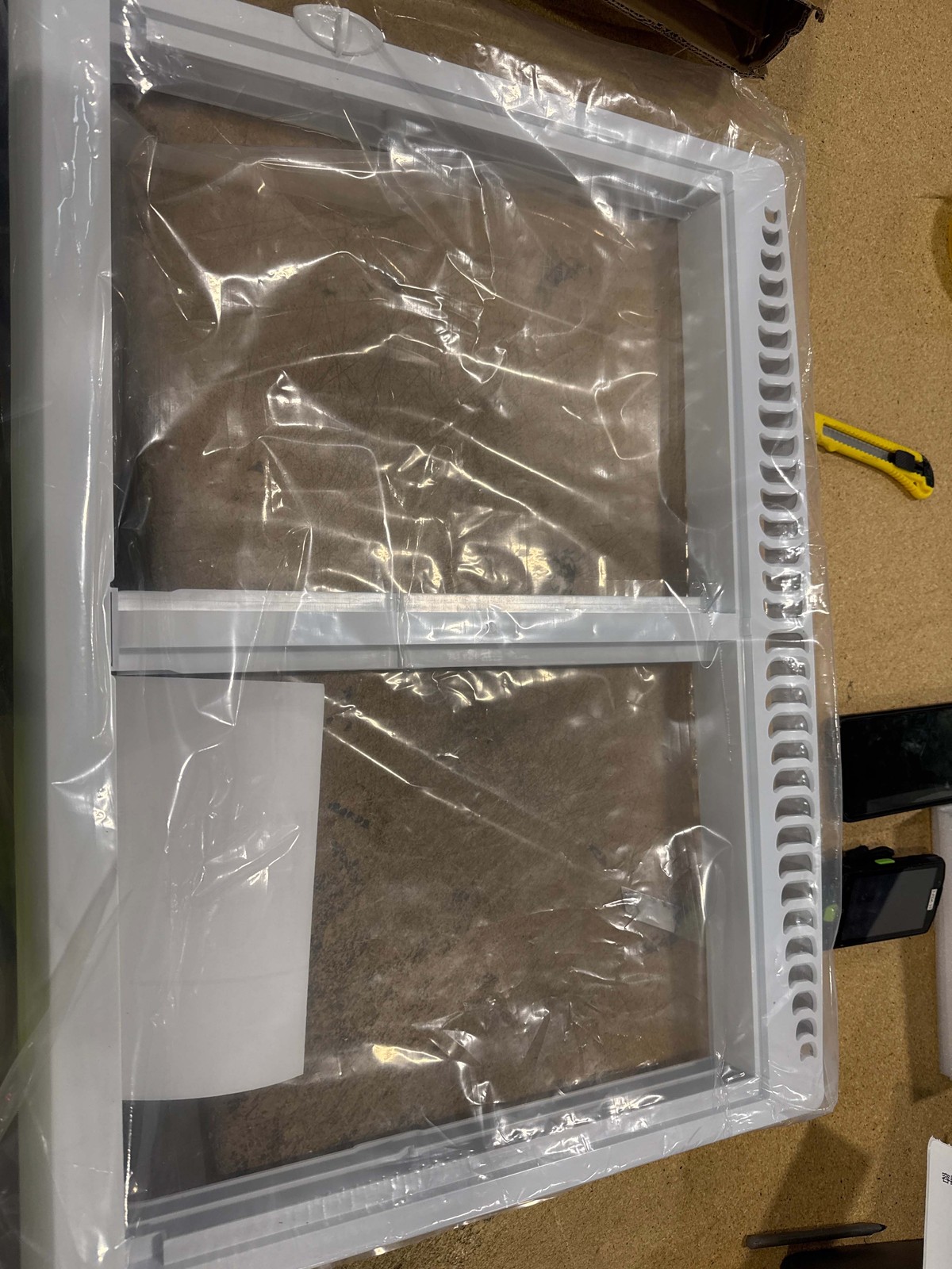 240364793 Refrigerator Crisper Drawer Cover Frame For Frigidaire W/O Glass