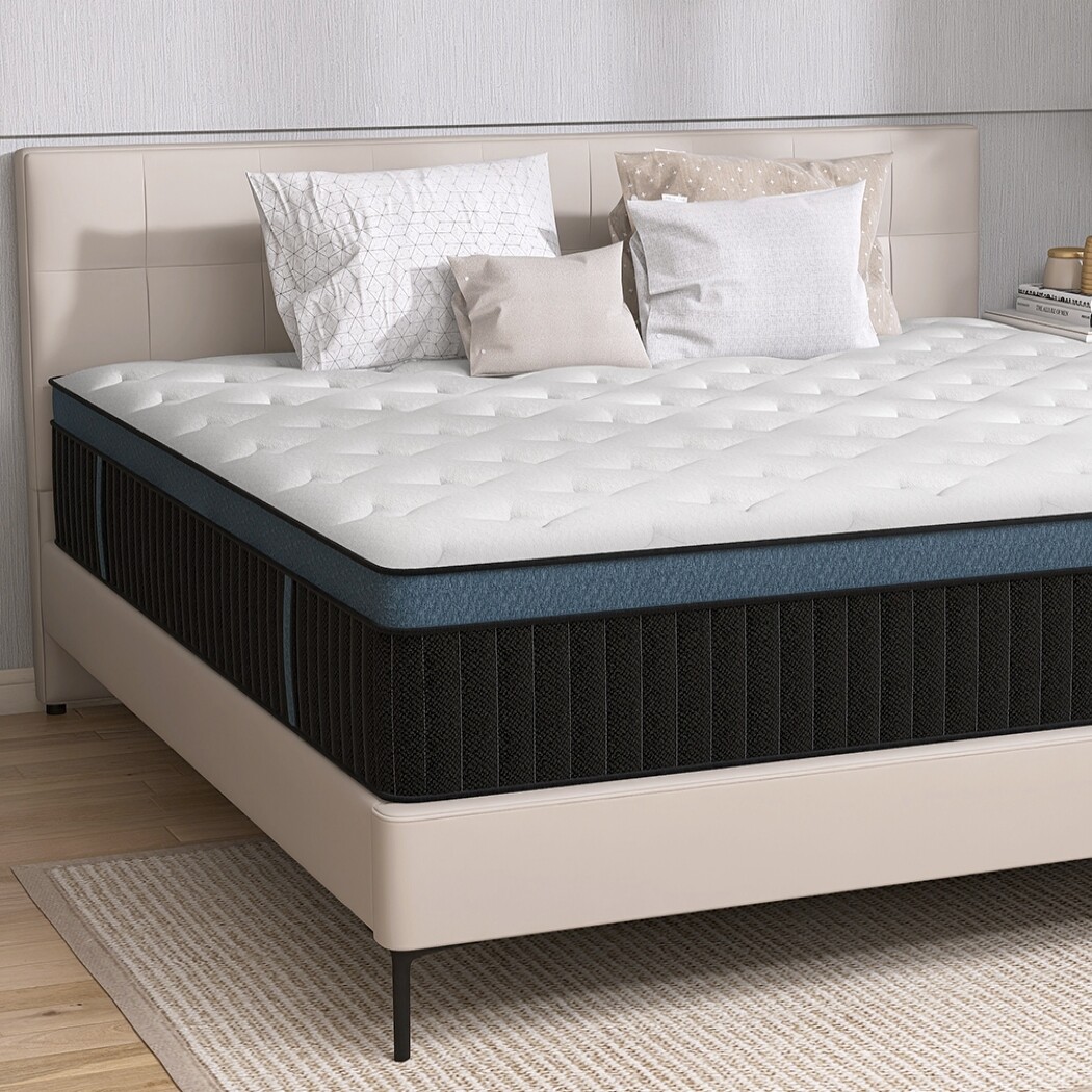 12/14 Inch Twin Full Queen King Mattress Hybrid Memory Foam Spring Bed in Box