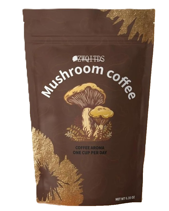 ZWQITDS Organic Mushroom Coffee with Adaptogenic Mushrooms – 6.35 oz