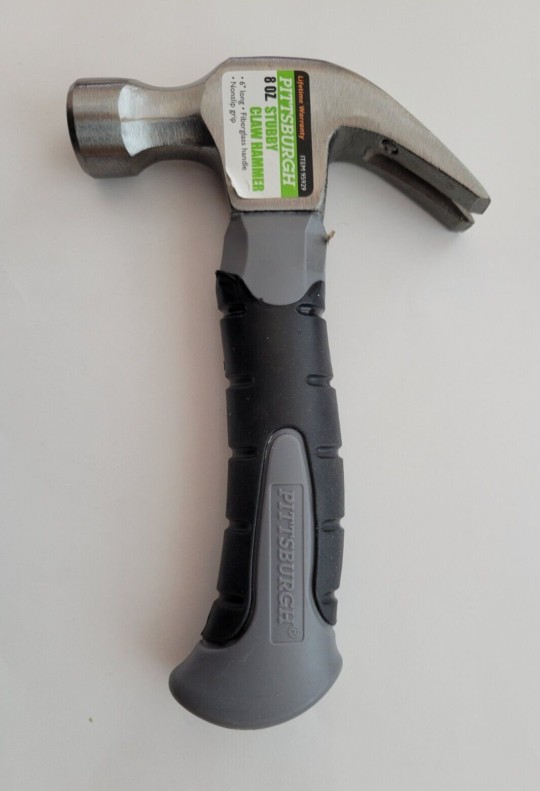 8 oz. Small Stubby Claw Pein Hammer Fiberglass Handle