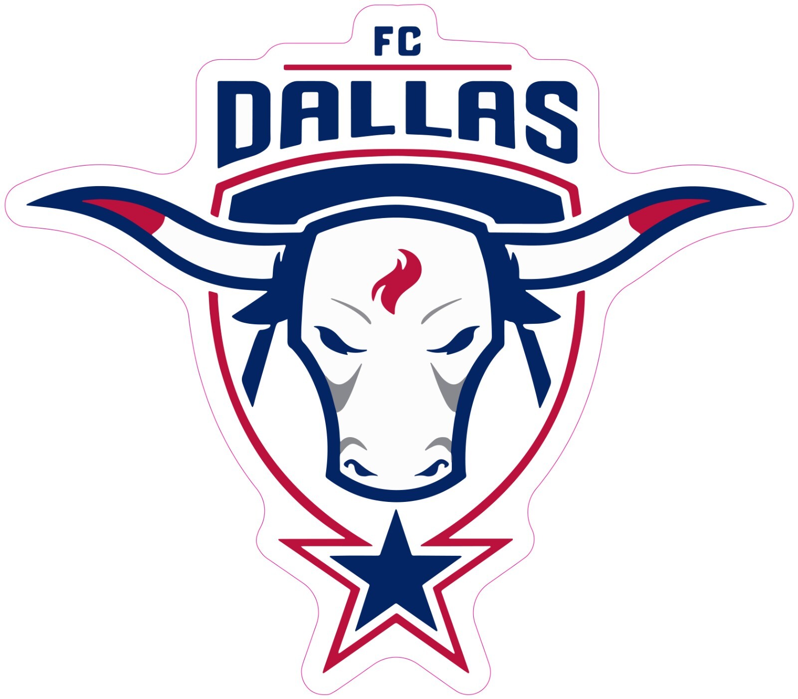 FC Dallas Soccer Vinyl Decal Sticker Car Truck Bumper Laptop Mug Tumbler Window