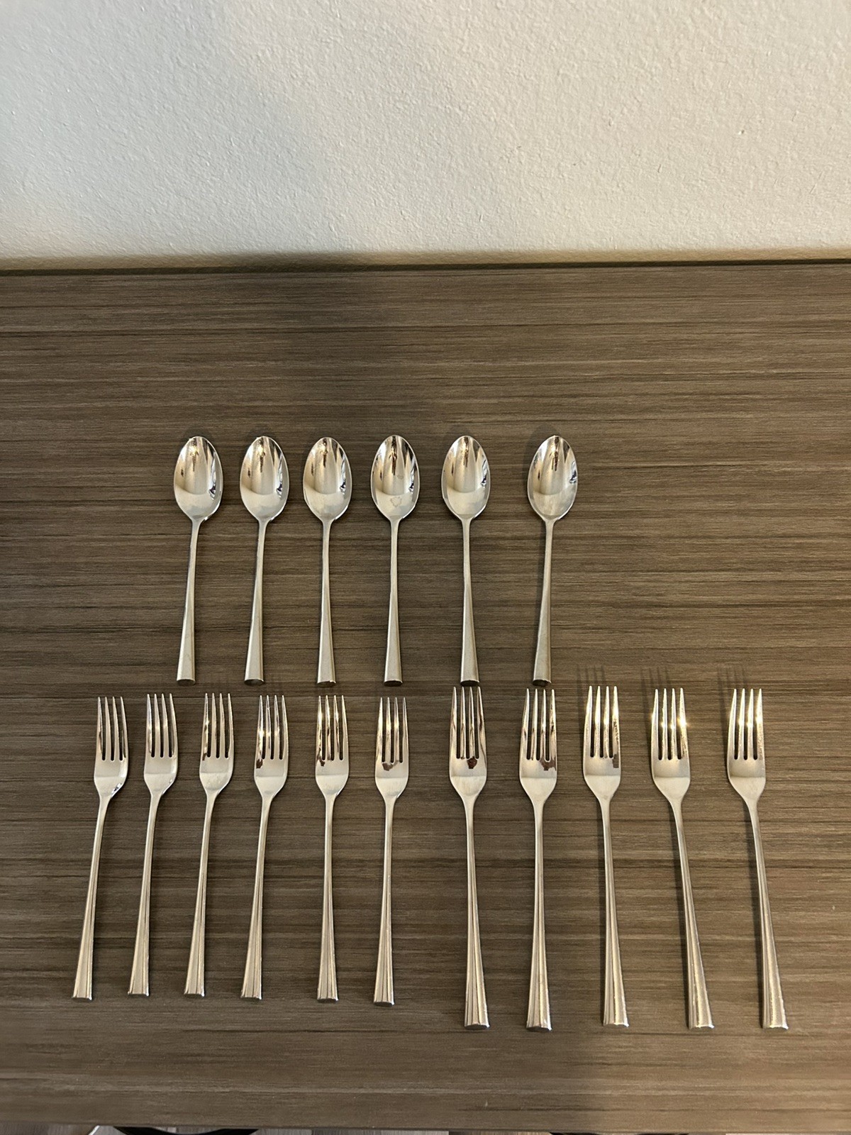 DANSK International Stainless steel BISTRO CAFE 17PC flatware set CLEAN