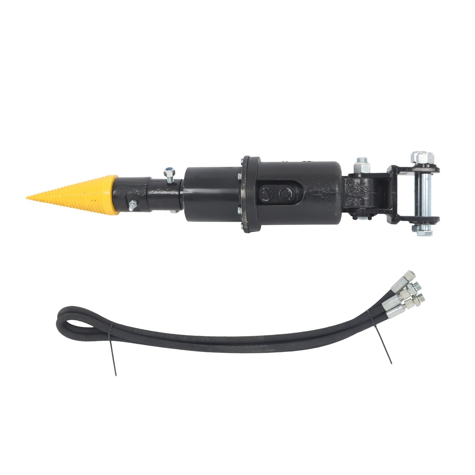 For Mini Excavators 1ton 1.5ton 1.8ton Hydraulic Wood Drill Splitter Attachment