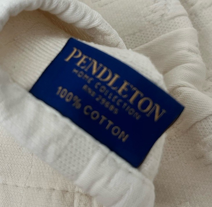 🌷 2 Standard Pendleton Home Pillow Shams Ivory/Cream Native Design 4 Available