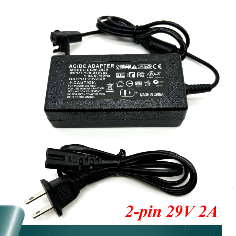 2-pin 29V 2A Adapter Power Recliner Power Supply AC/DC Switching Transformer NEW