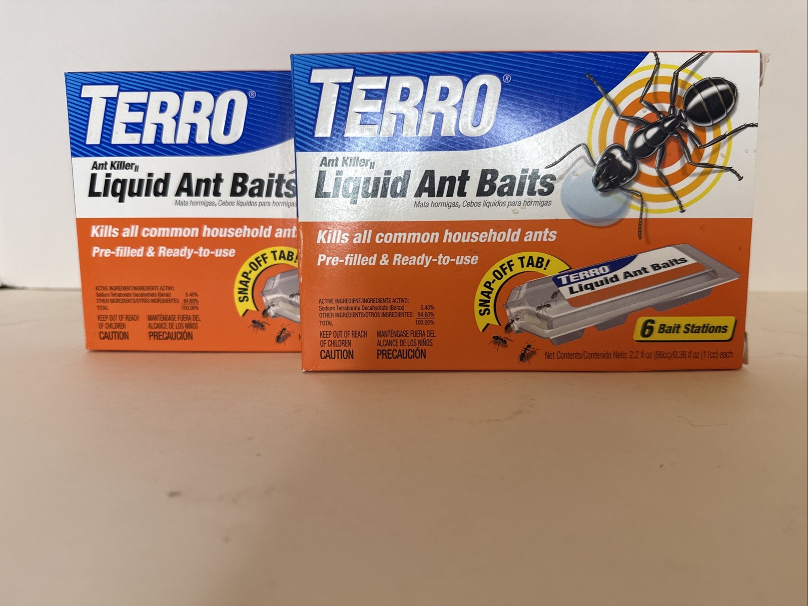 TERRO Liquid Ant Bait Ant Killer 6 Bait Stations 2 Packs
