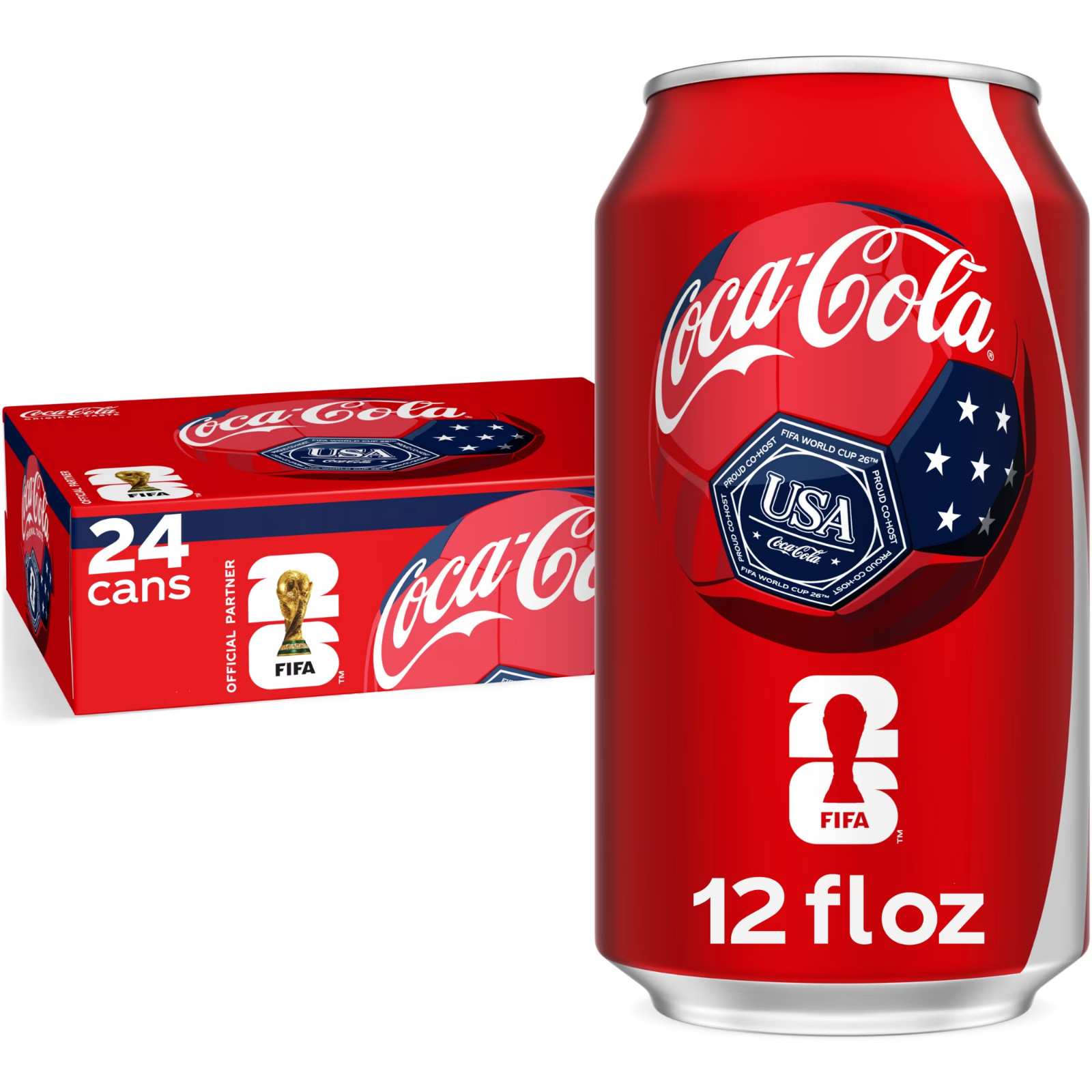 Coca-Cola Soda Pop Cans, 12 fl oz, 24 Pack