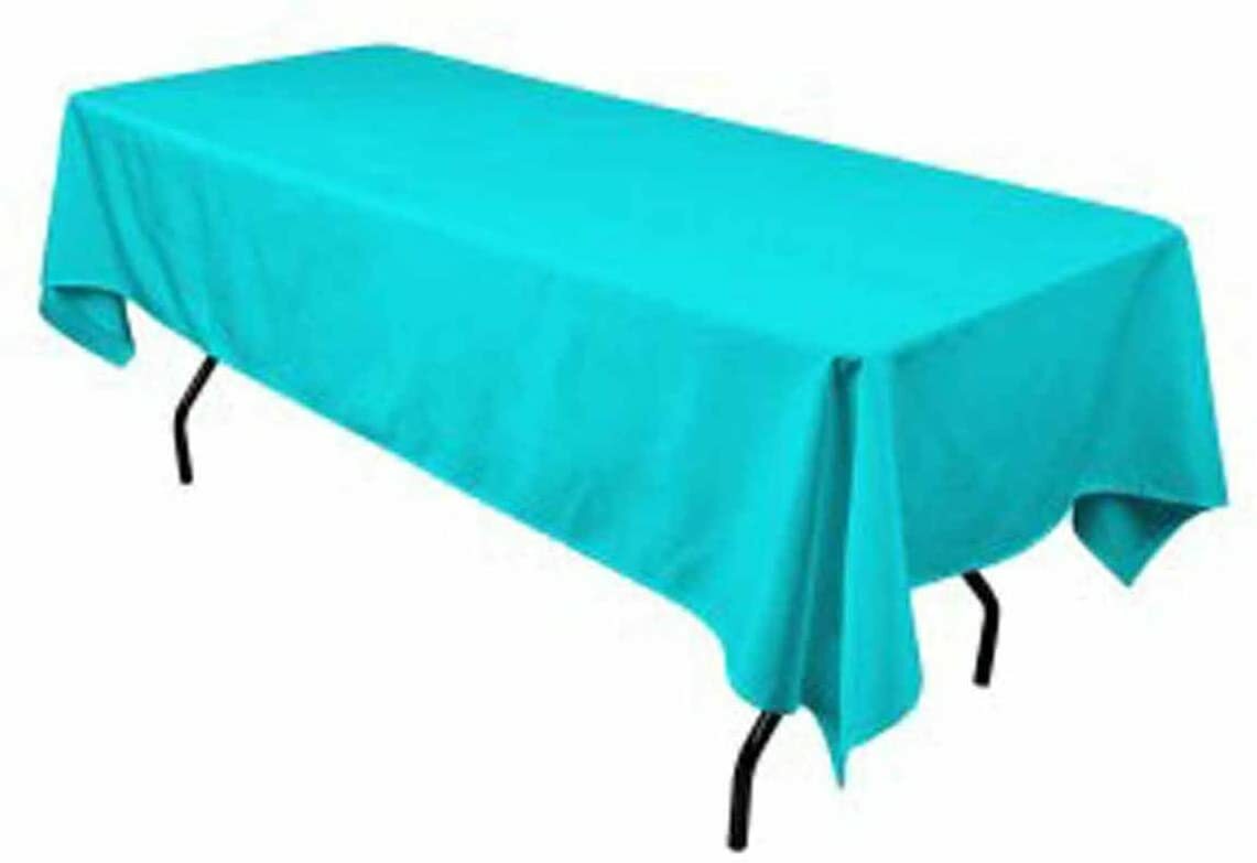 Polyester Rectangular Tablecloth 60″x108″ by Valentina textile inc.