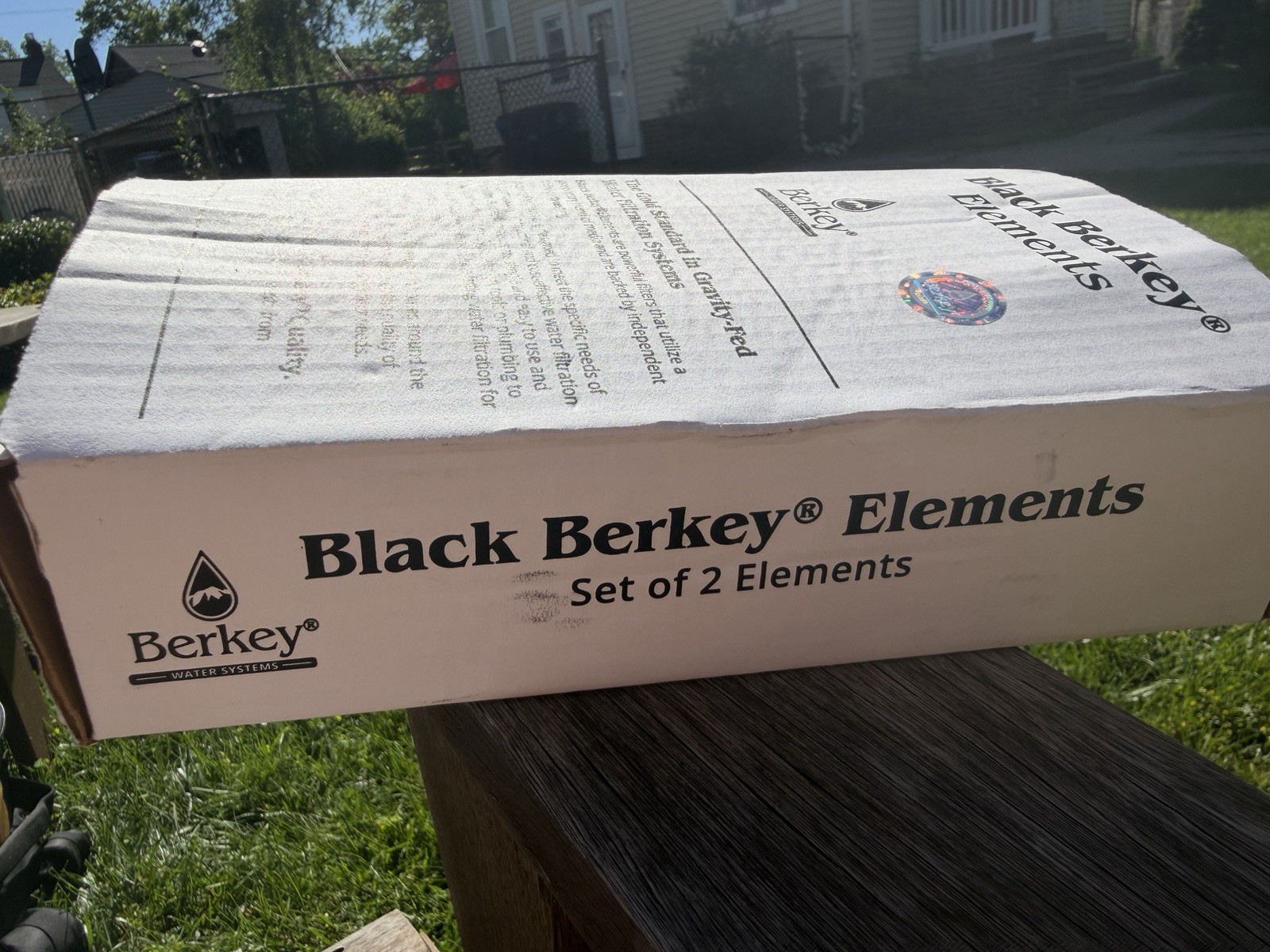 Black Berkey Water Filter Replacement Elements (2-Pack) NIB