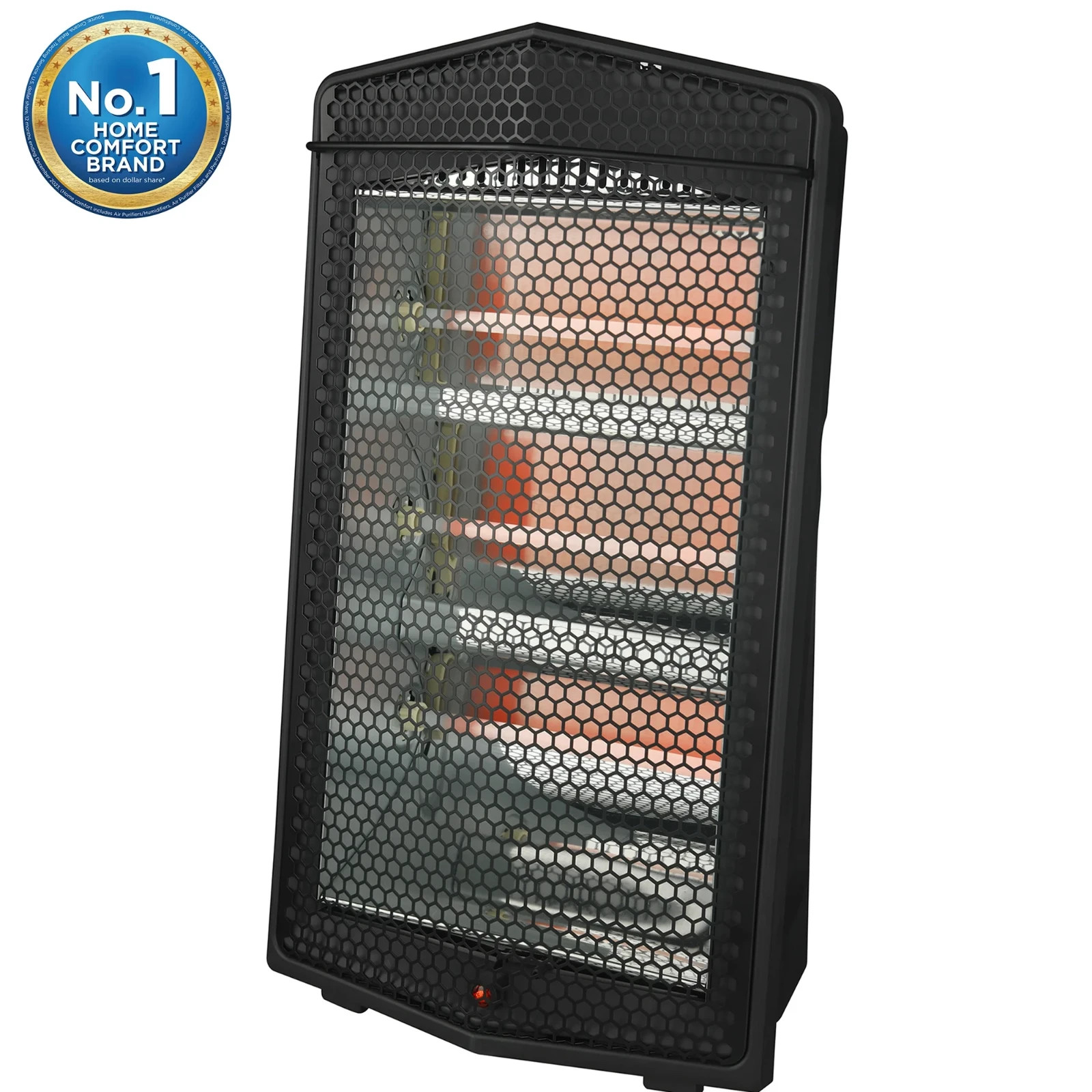 Midea 1500W Quartz Electric Space Heater, MSH20Q3ABBV, Black, Open Box