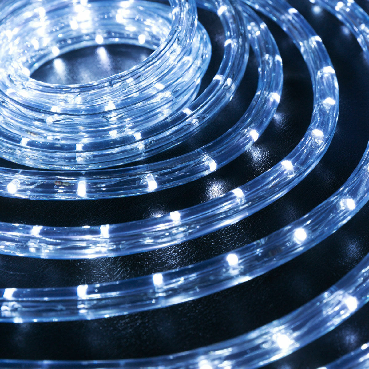 10/25/50/100/150FT Cool White Thick LED Rope Lighting Accent Indoor Outdoor