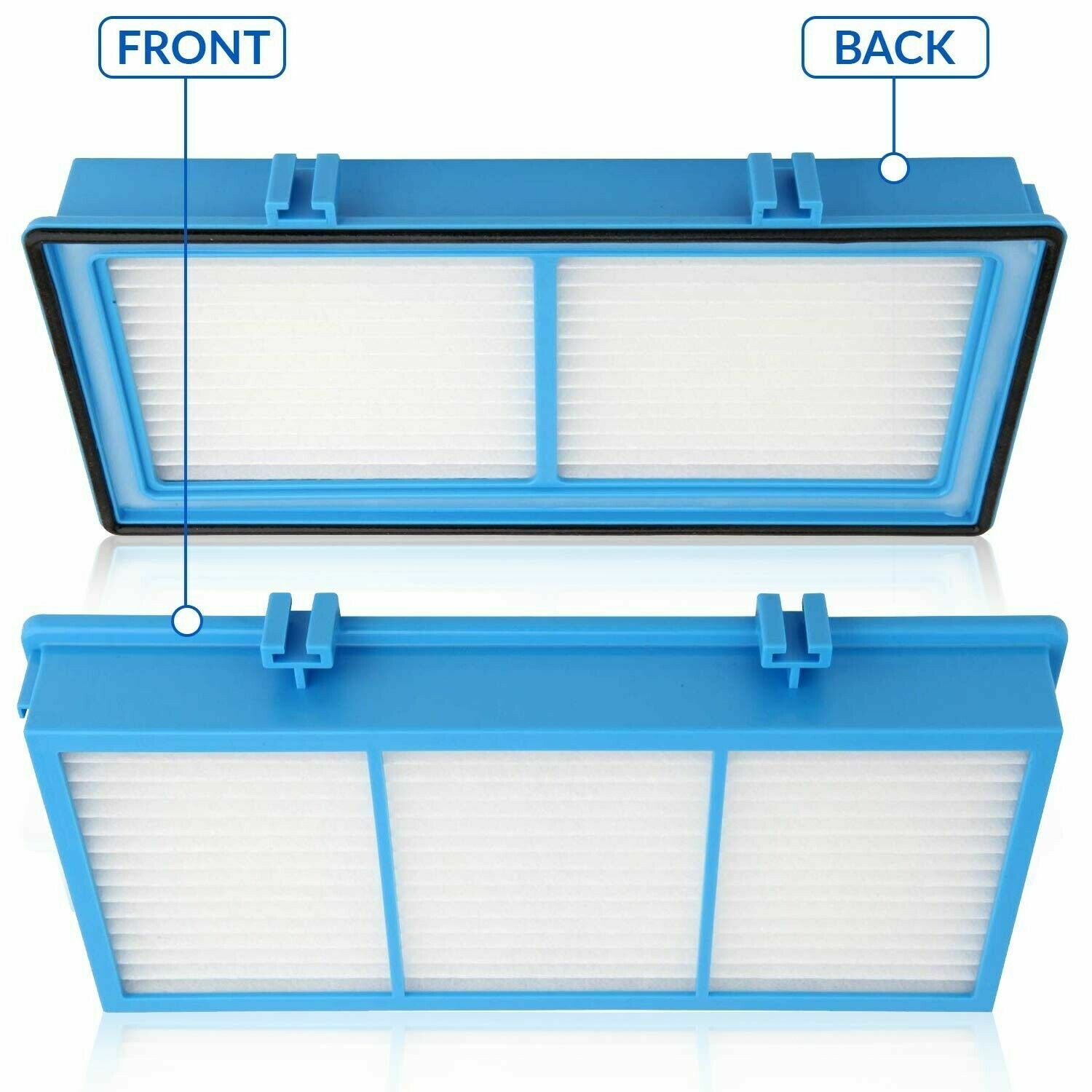 2 Pack Air HEPA Type Filter Replacement For Holmes AER1 Air Purifier