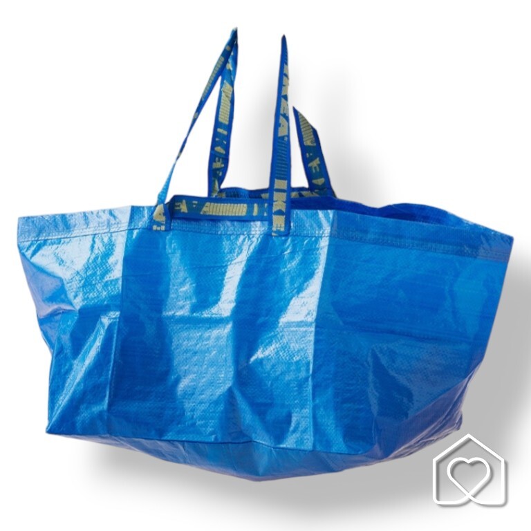 New FRAKTA Large Blue Reusable Shopping Bag | Bundle & Save on Shipping!
