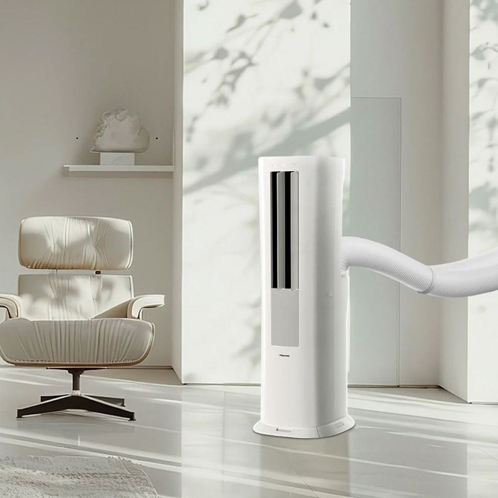 Hisense 8000 BTU 350 Sq. Ft. w/ Inverter, Dual Hose Portable Tower Air Condition