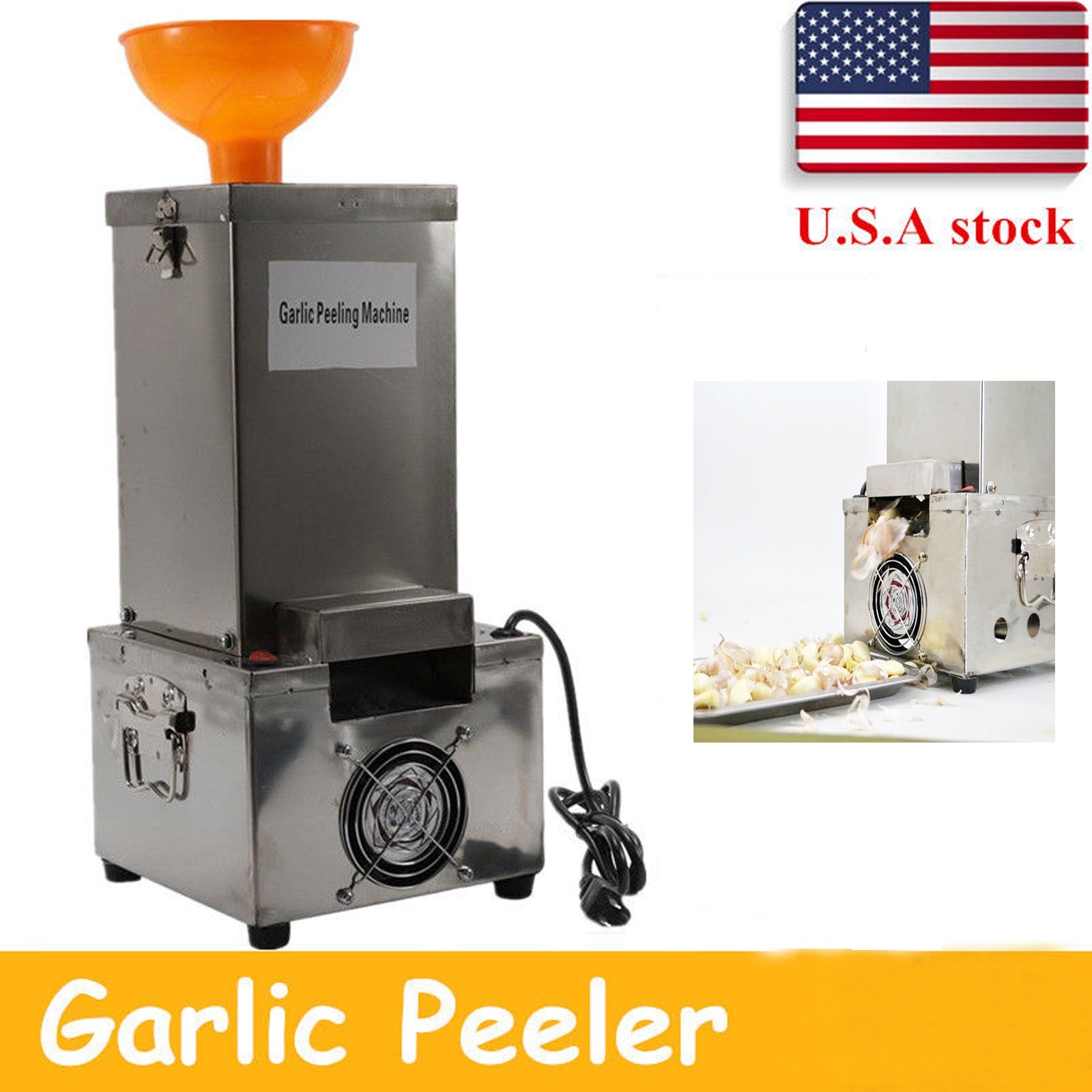 110V Household Commercial Garlic Peeler Electric Dry Garlic Peeling Machine