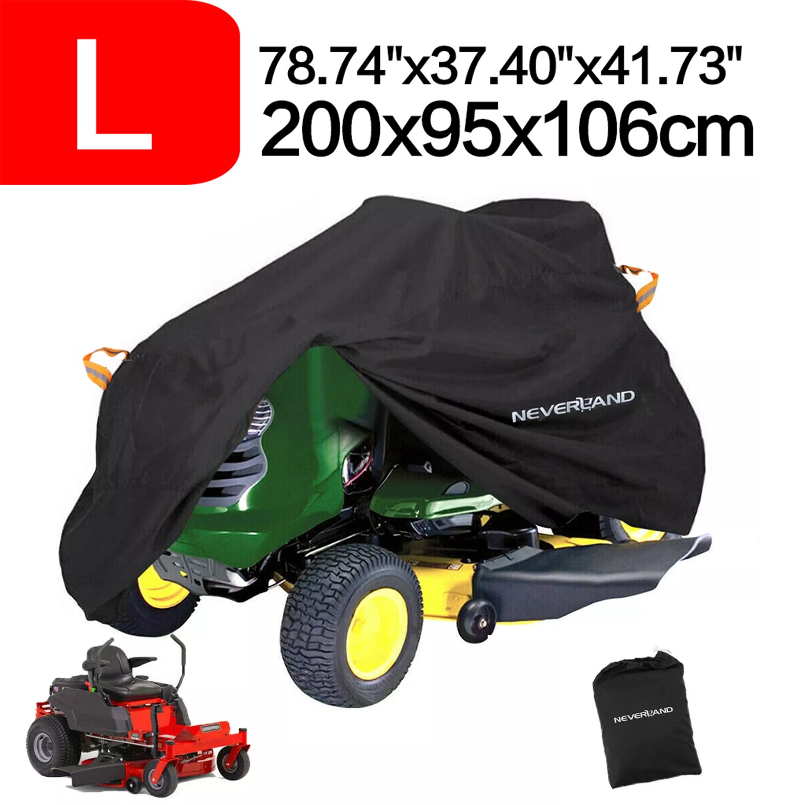 Riding Lawn Mower Tractor Cover Dust UV Universal Protector Fit Decks up to 37″