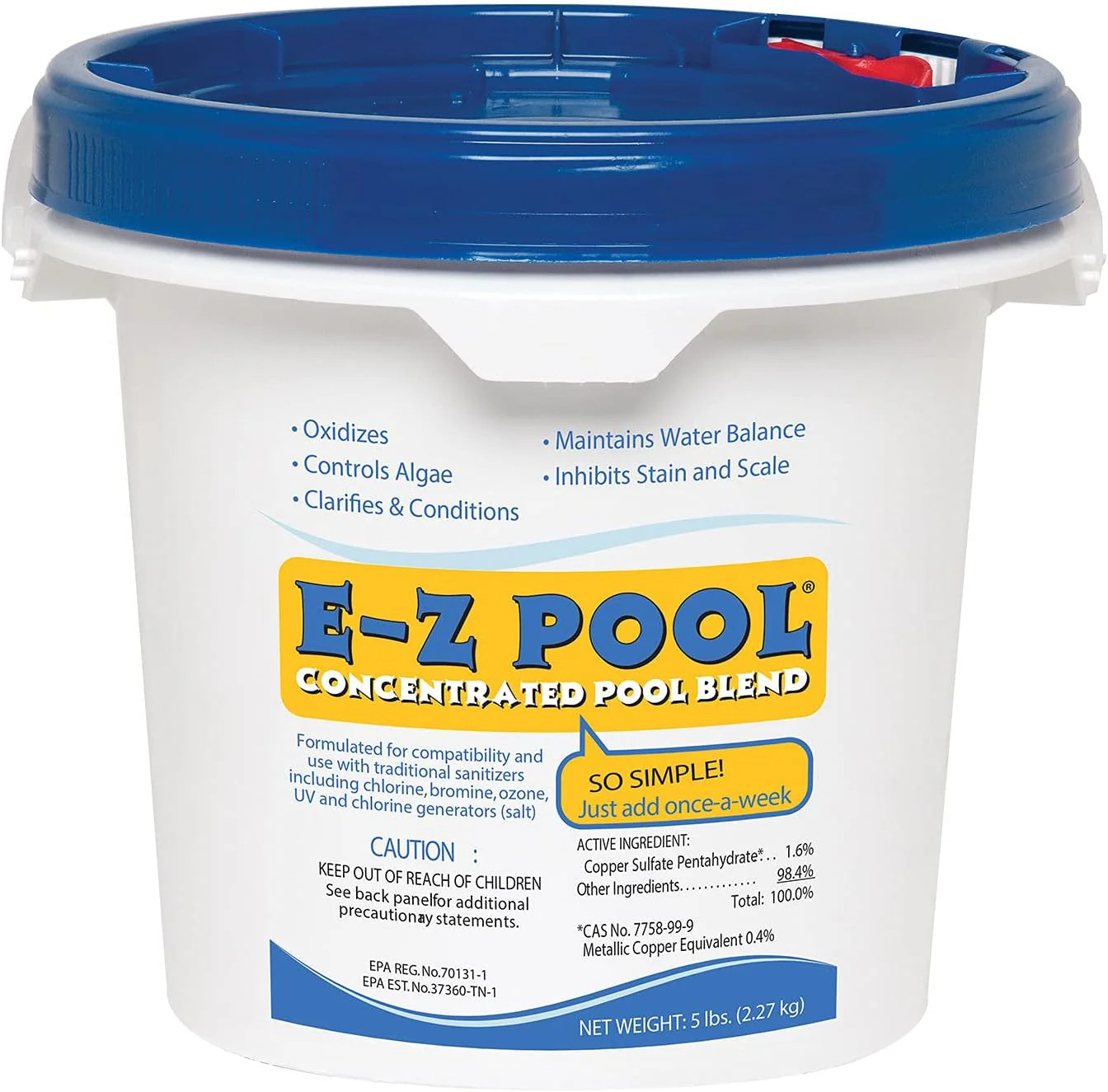E-Z Pool Concentrated Pool Blend Water Care 5lb.