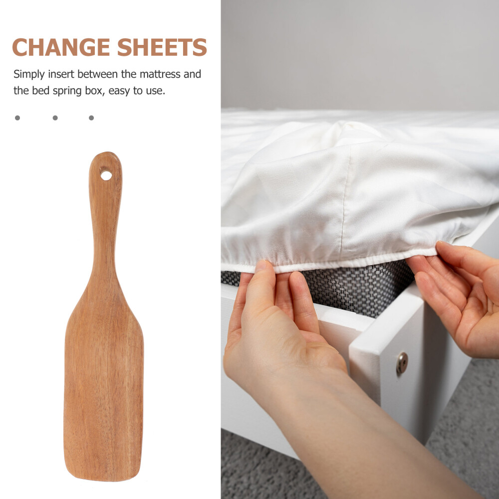Maker and Mattress Lifter Tool Tuck Sheets Wooden Mattress Lifter for Home