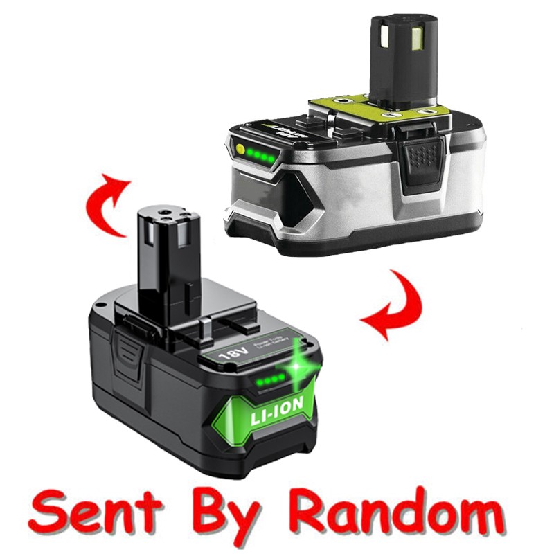 2PACK For Ryobi 18V P108 Lithium-ion Battery 8Ah 8000MAH Cordless Tools battery