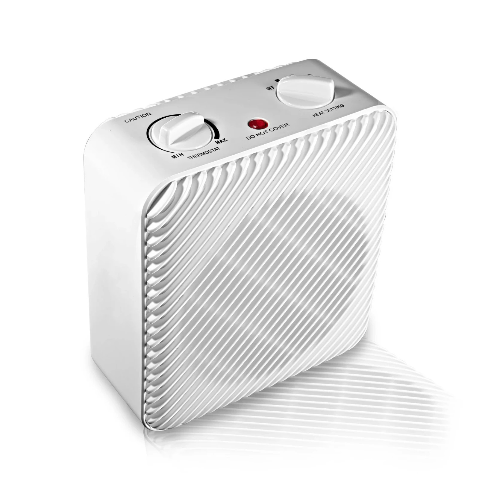 Pelonis 1500W 3-Speed Electric Fan-Forced Space Heater White PSH08F1AWW OPEN BOX