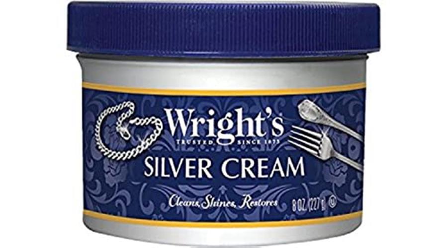 Wright’s Silver Cleaner and Polish Cream – 8 Ounce – Ammonia Free – Gently