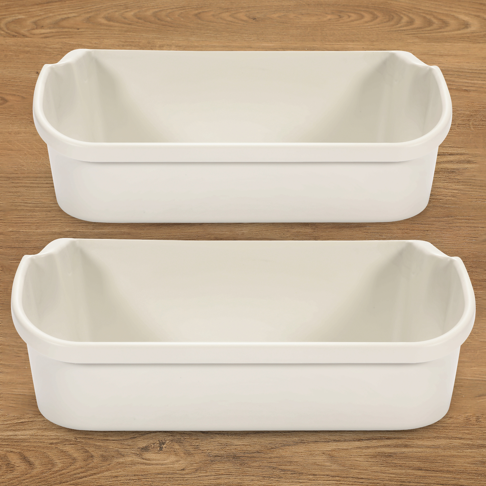 New 2 pack White Gallon Door Bin For Frigidaire Refrigerator 240356401