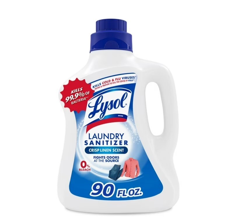 [SALE] (2 pack) Lysol Laundry Sanitizer Additive, Crisp Linen, 90 fl oz
