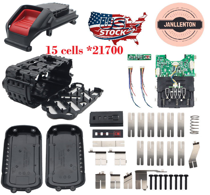 DeWalt 20V DC200,60V Flexvolt DCB609,15 cells *21700 Battery Replacement Case