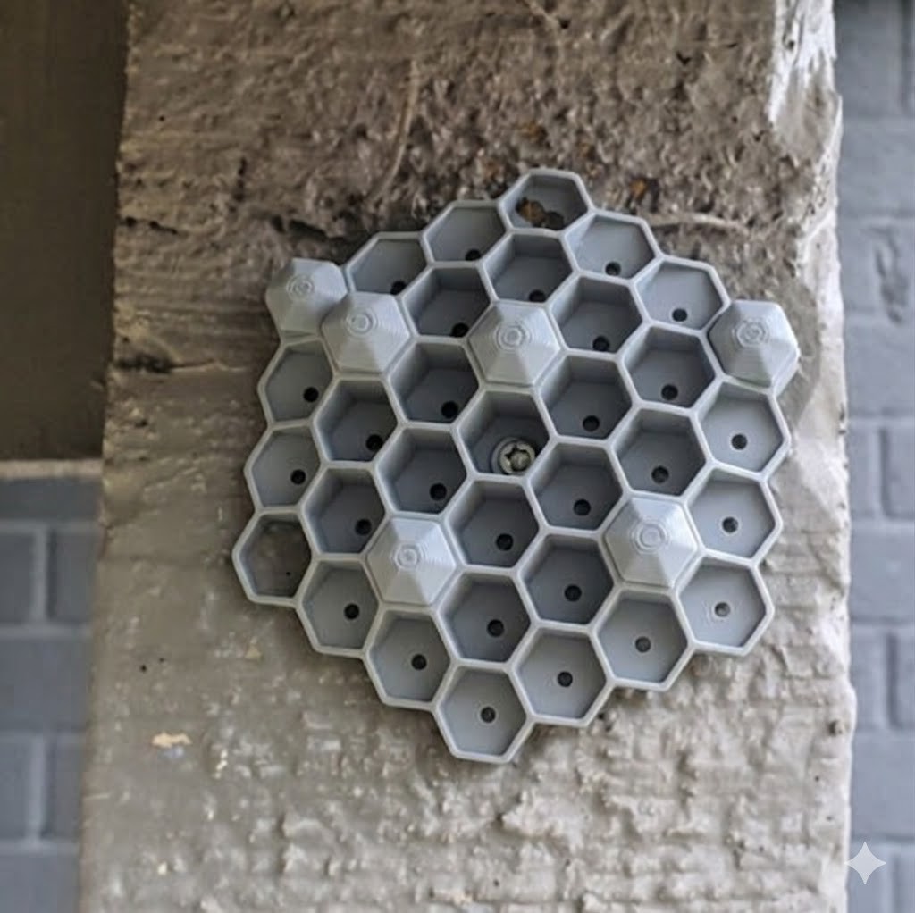 Chemical Free Wasp Nest Decoy Hornet Deterrent Gray Pack of 10