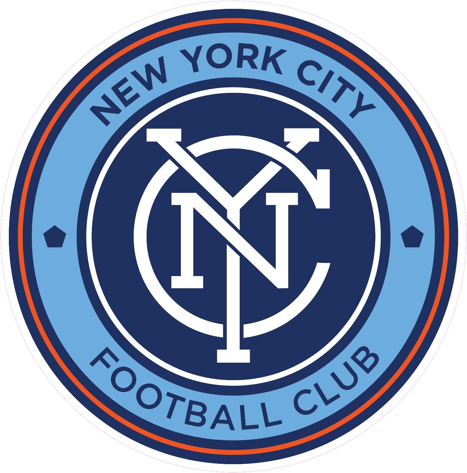 NYC New York City FC Soccer Vinyl Decal Sticker Car Truck Bumper Laptop Window