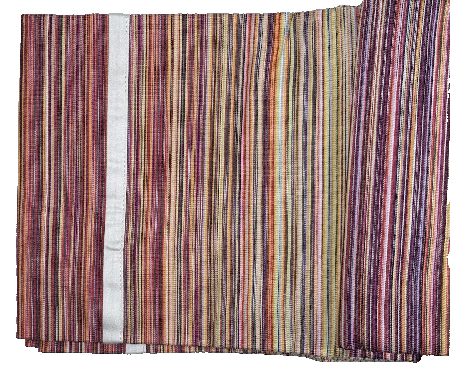 Missoni Milano Jill New King Pillowcases Pair Multicolor Stripe 65×100 cm Italy