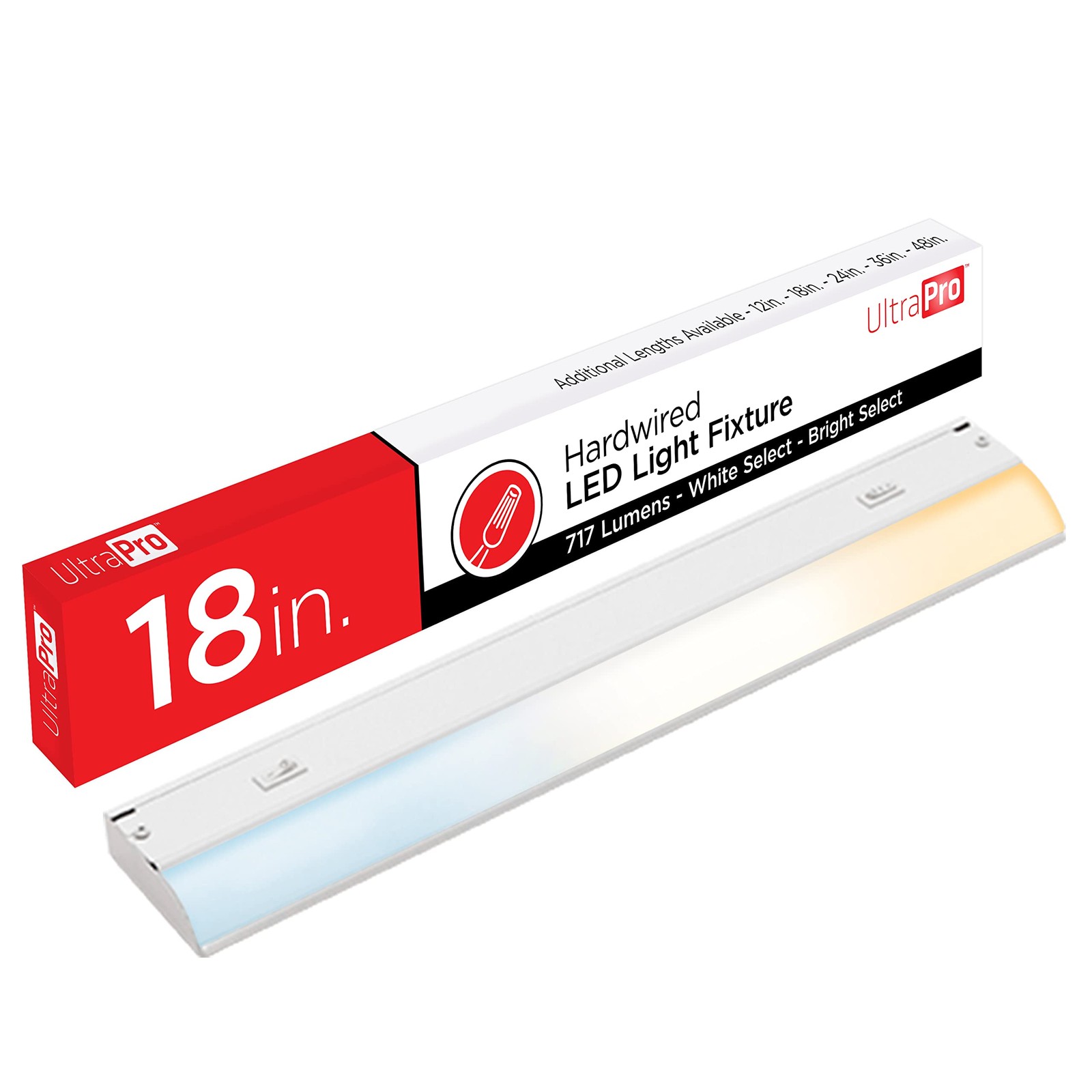 UltraPro 18in Hardwired Under Cabinet Light 3 Color Dimmable 45367 LED