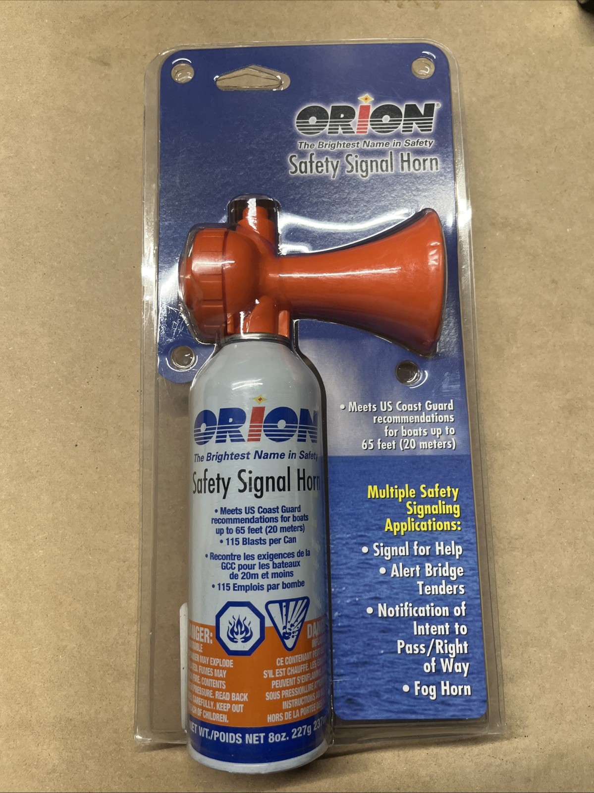 Air Horn, 8 oz, 1/Each SAFETY-MARINE DIVISION 509 077403105090