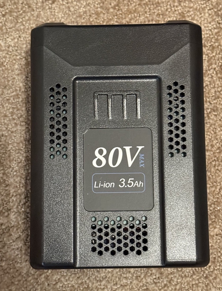 3.5Ah Lithium-ion Rechargable Battery Li-ion 80V Max Tools KB3080-06