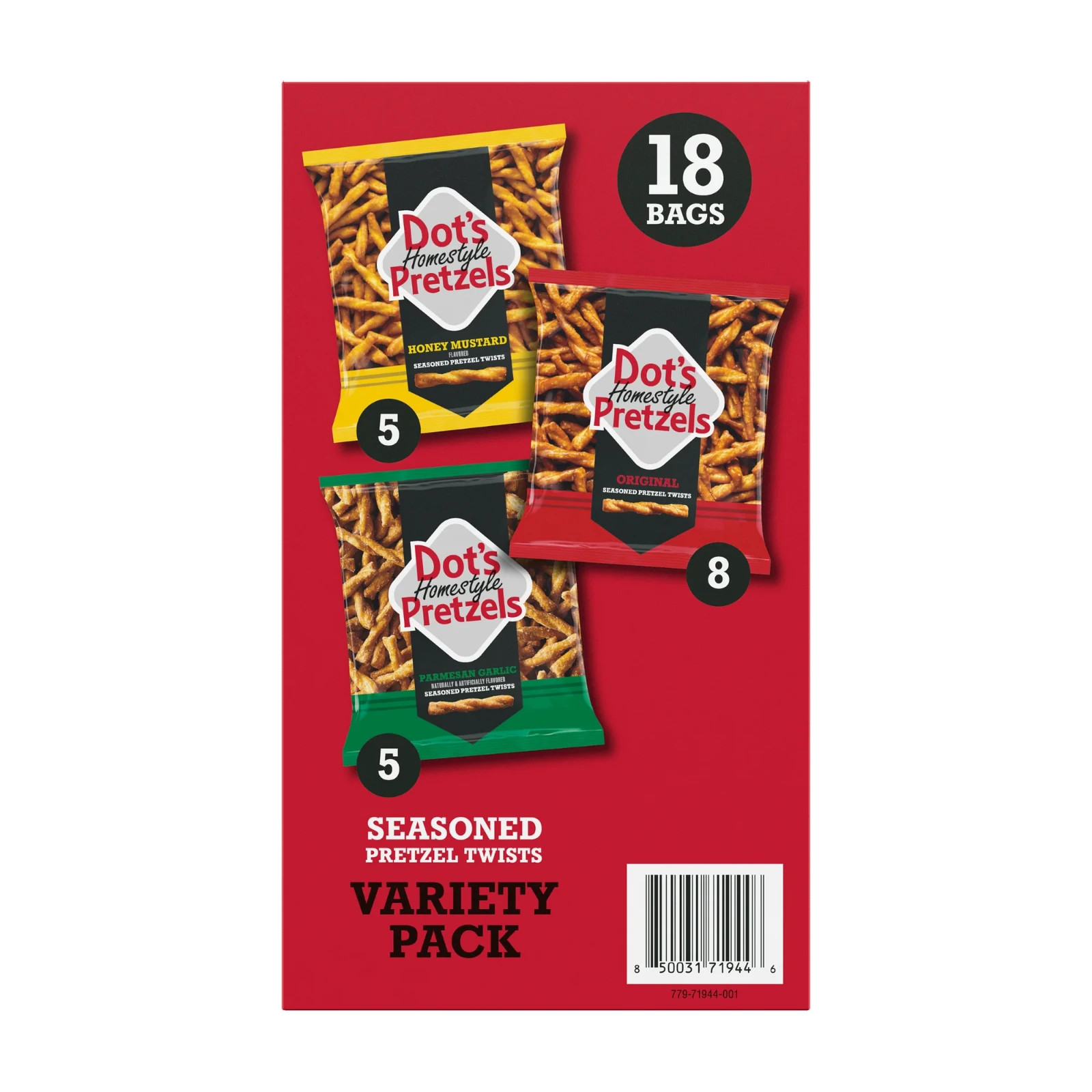 Dot’s Pretzels Snack Variety Pack, 18 Count…