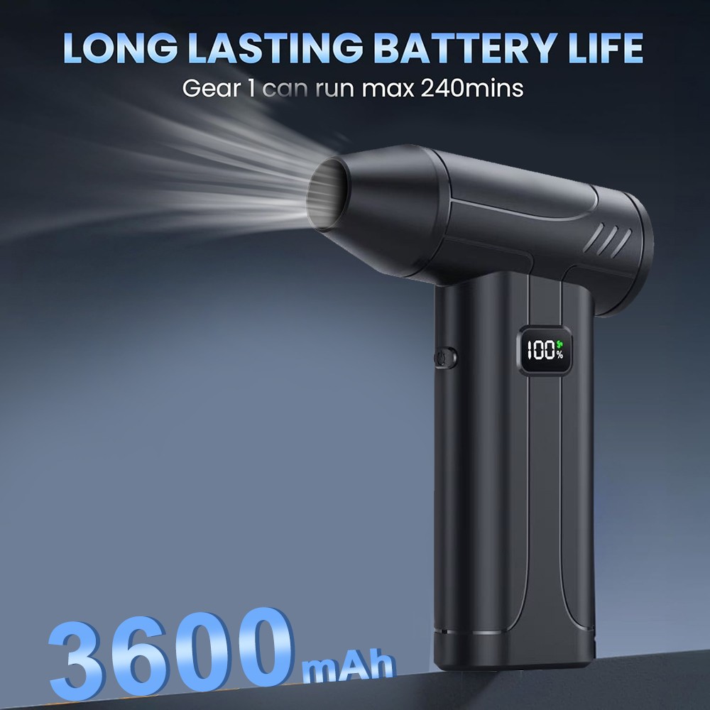 Portable Handheld Car Turbo Jet Fan Blower Cleaner Tool Auto Electric Air Duster
