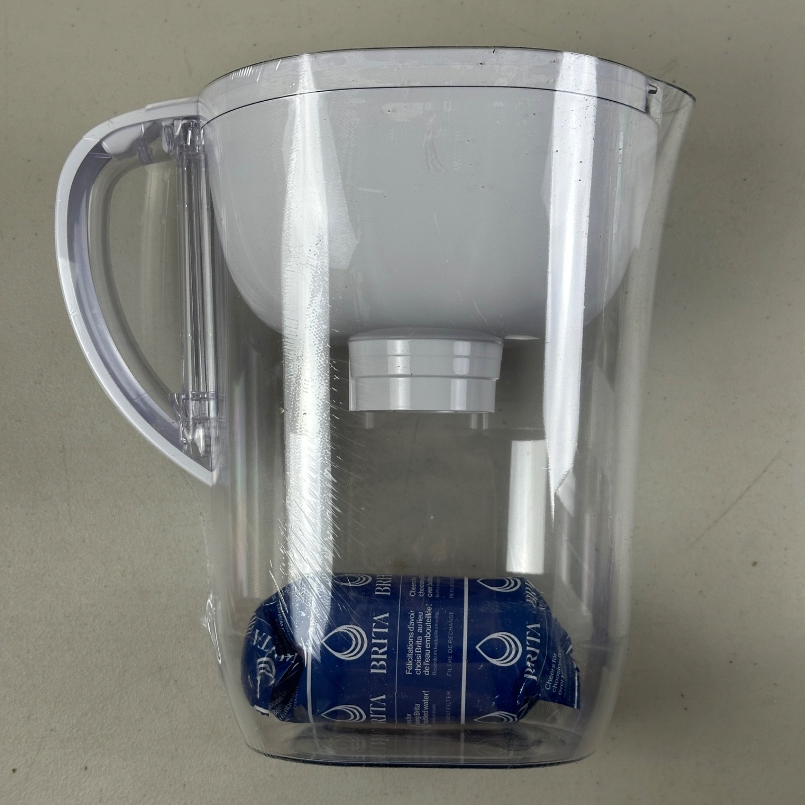Brita Large 10-Cup Elite Water Filter Pitcher New Sealed White