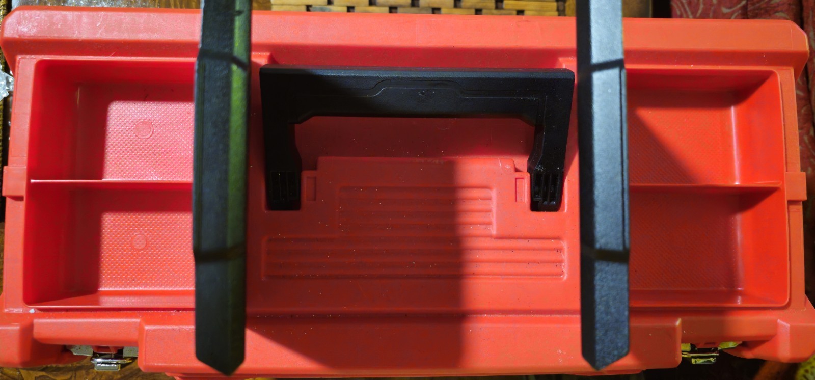 CRAFTSMAN 19.27-in W x 9.75-in H x 9.8-in D Red Plastic Tool Box