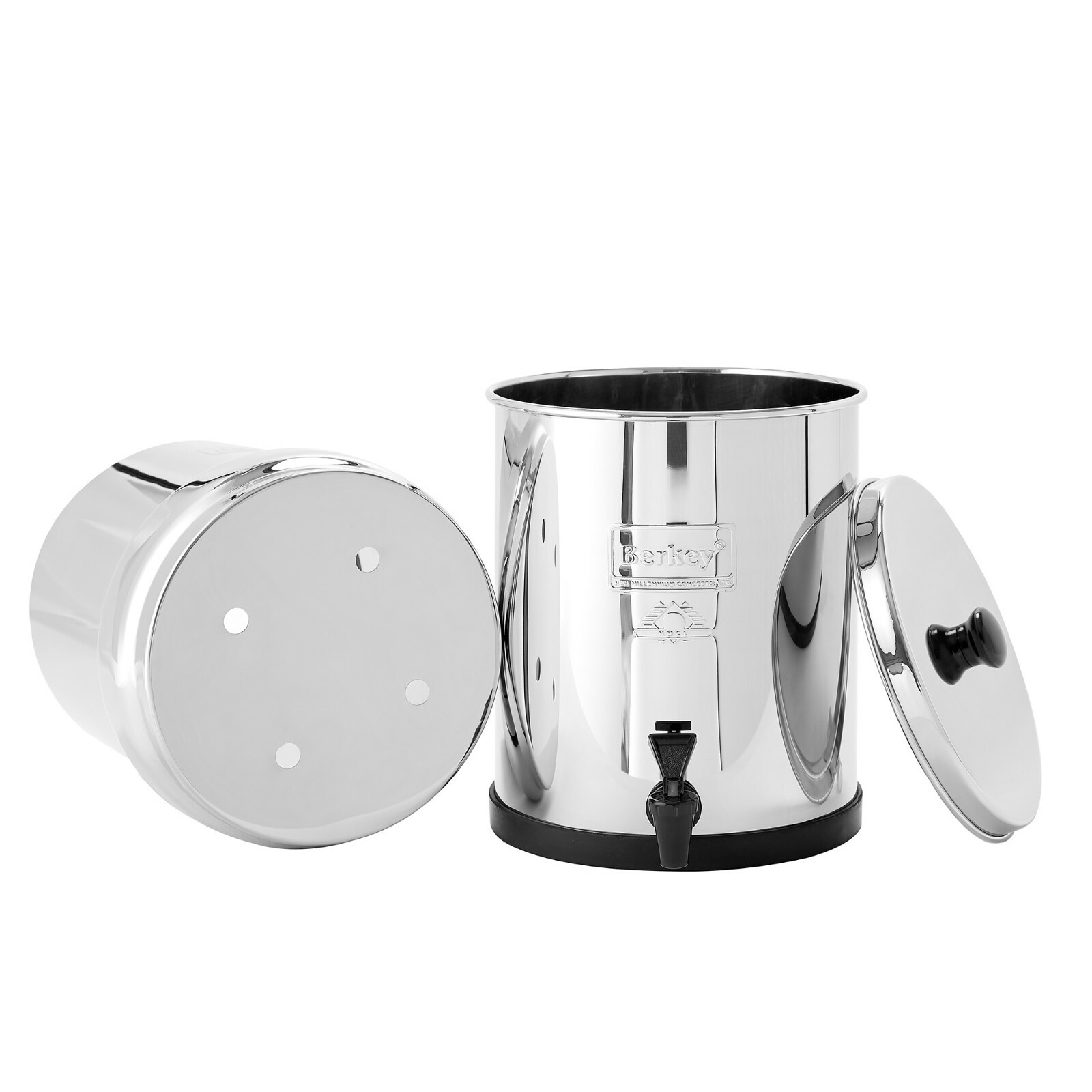 Big Berkey Water Filter w/ 2 Black Berkey Elements – Factory Blemished – NEW