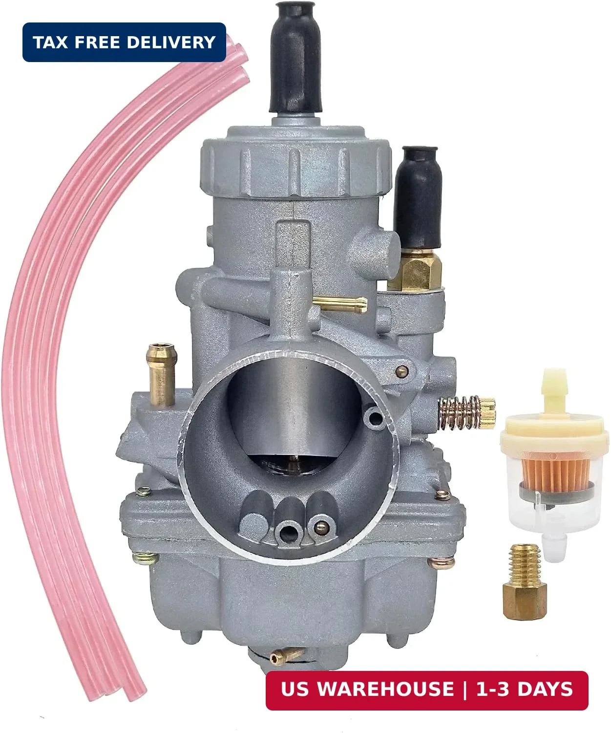 34mm Universal 2 Stroke Carburetor Compatible with Polaris 250 300 300L 400 400L