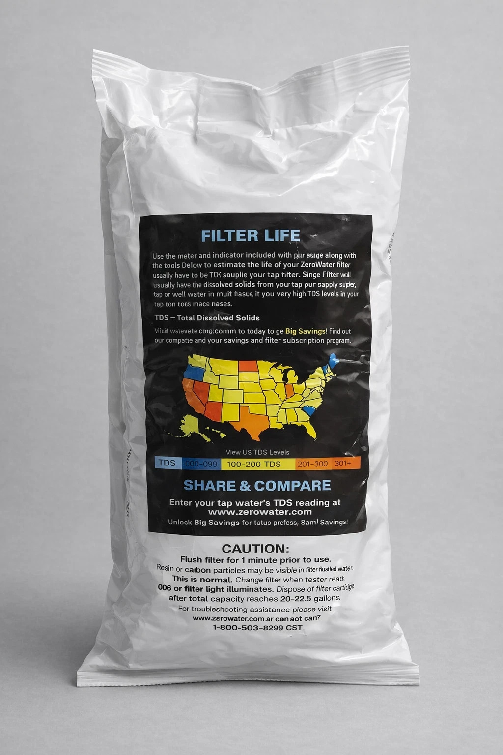 NEW Zero Water 5 Stage Advanced Filtration Replacement Water Filter- Choose Pack