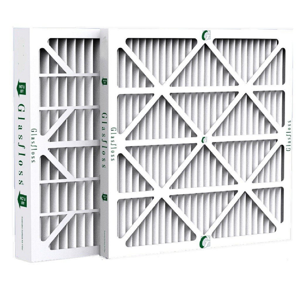 2″ Inch Glasfloss ZL MERV 10 Pleated Air Filters for AC & Furnace. Case of 12