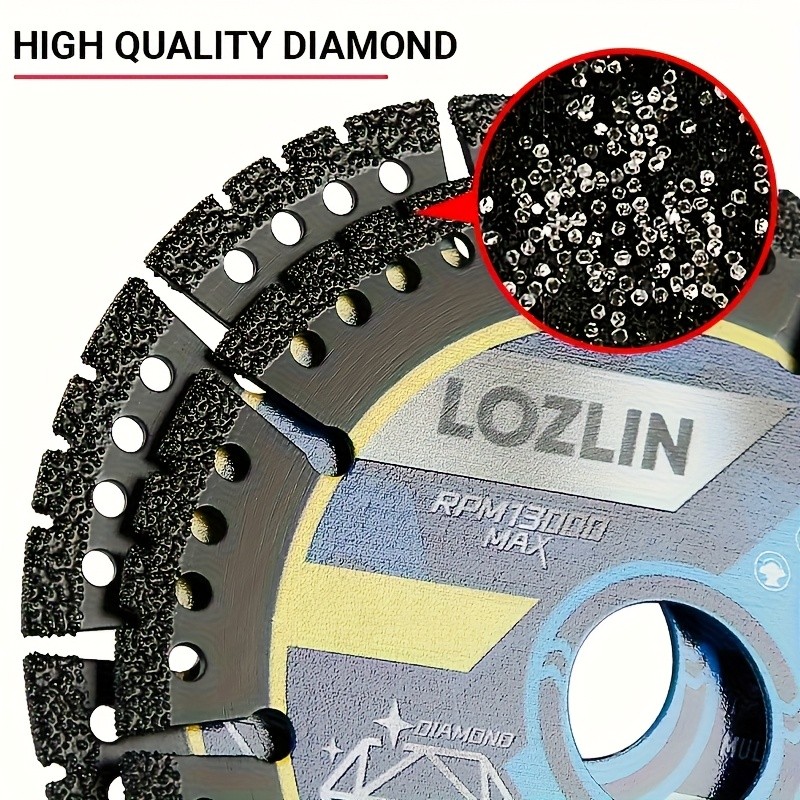 1~5x Diamond Multi-Purpose Saw Blades,4.5 Inch Heavy Duty Diamond Cutting Blades