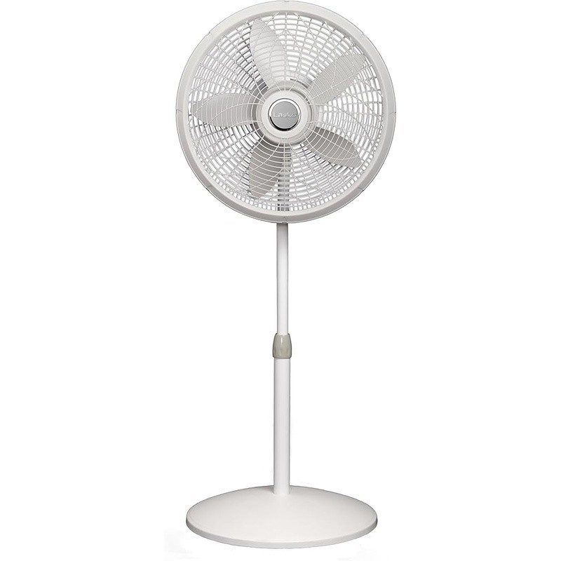 Adjustable Height Oscillating Fan Three Speed Powerful Cooling Indoor Use