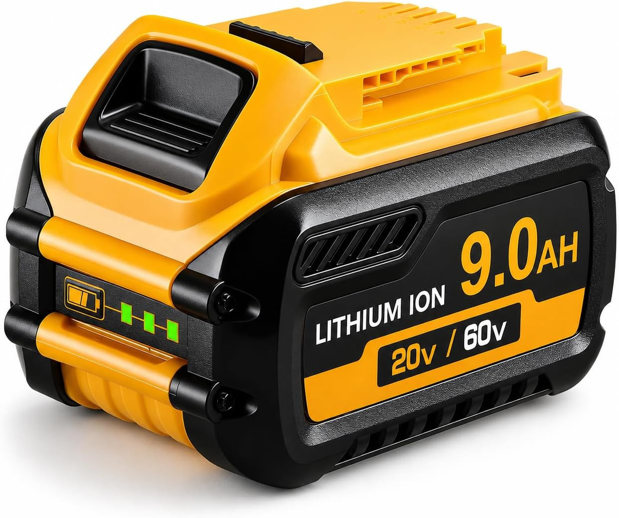 SANIU 1-PACK 9.0 Ah 20V/60V Lithium-Ion Battery for DeWalt Tool DCB606 609 612